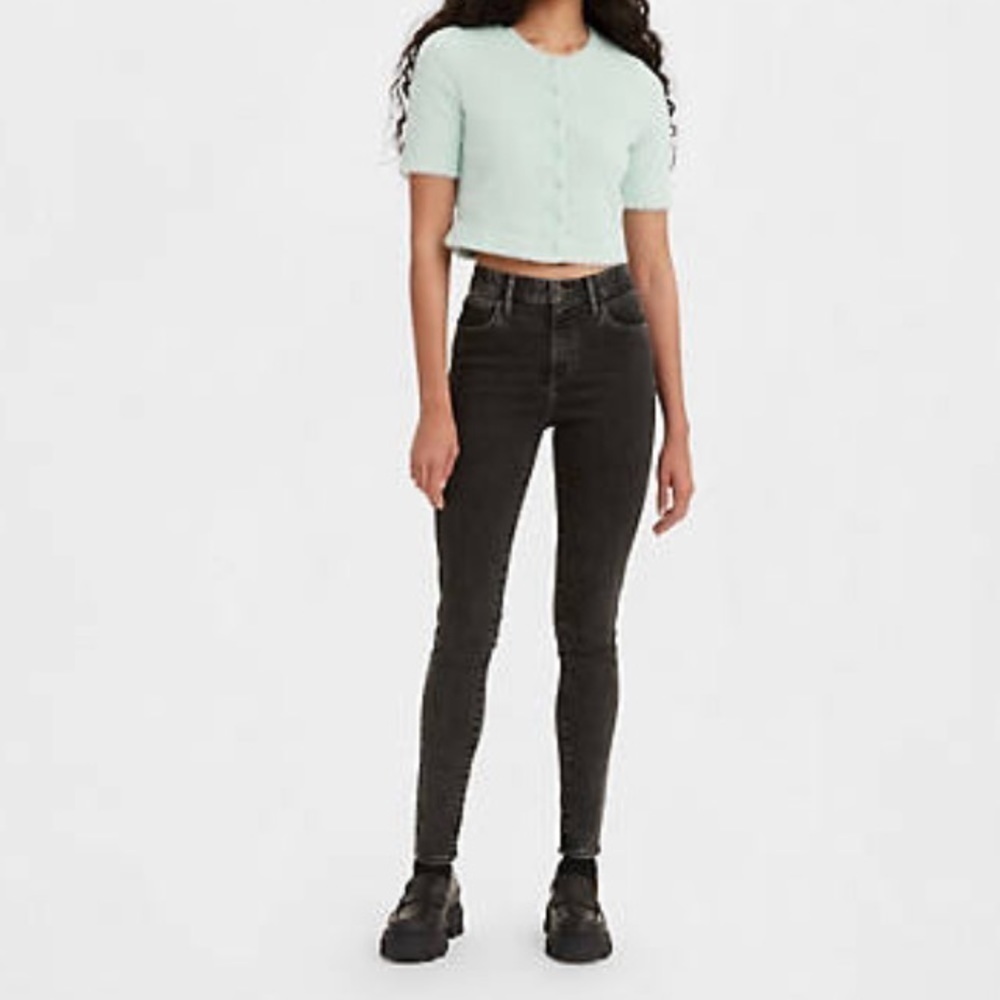 Levi’s 720 Premium Super Skinny Black Jeans Size 25